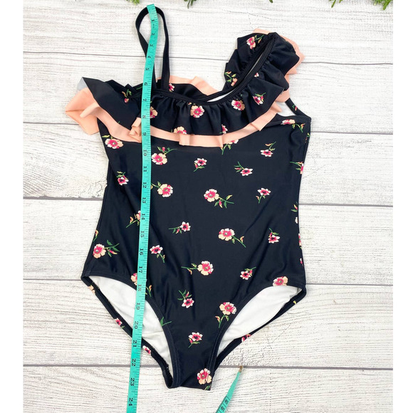 NEW Kanu Girl One Piece Swimsuits Floral Ruffle Beach Swimwear - Picture 6 of 7